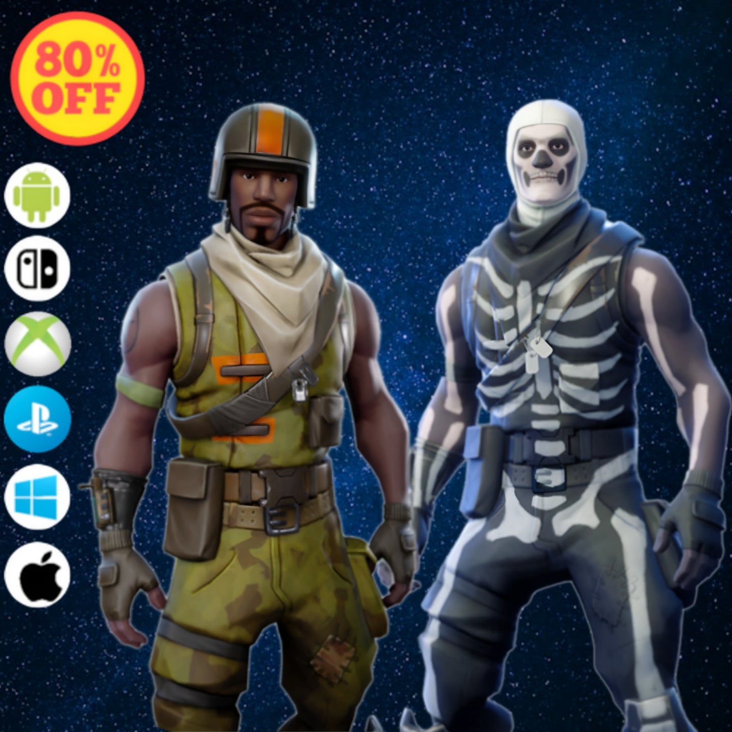 70+ Skins Full Access