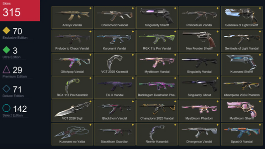 NA • Platinum 1 • 315 Skins