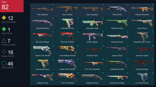NA • Radiant • 82 Skins