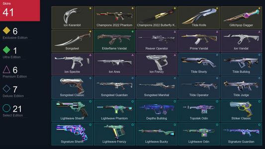 NA • Silver • 41 Skins